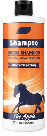Horse Mane und Tail Shampoo, Mähne Shampoo | Schwanz und Mähne Shampoo Conditioner 500ml | Duschbadlösung, Pferdepflegezubehör, Glanz, Entwirrung, Schmutz und Staub abtauchen, den Bruch reduzieren