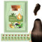 Natürliches Pflanzenhaarfarbstoff 10pcs langlebig erfrischend 30 ml Blasen Haarfarbe Blasenpflanze Mild für Pflege schneller Färben, Kastanienbraun, natürlich