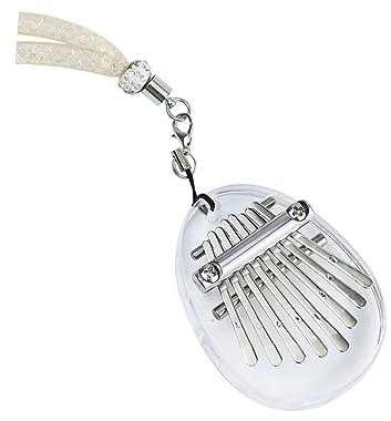 VICASKY Mini Transparentes Fingerklavier Daumenklavier Kleines Musikinstrument -tasten Kompakt Für Junge Mädchen