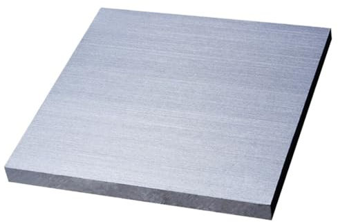 dvegGEE Placa de Aluminio, Paneles metálicos, Placa Plana de Aluminio de 10 mm, Piezas de maquinaria, Aluminio Puro, aplicación eléctrica, láminas de Revestimiento 1060(100 x 200 x 10 mm)