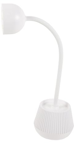 LED Nageltischleuchte mit Flexiblem Schwanenhals, 24w Weiß | Abs Gehäuse, für Nail Salon und Nail Art, Auffällige Form, Sichere Handhabung