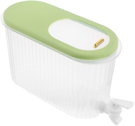 DIYEAH Dispensador De Agua Para Refrigerador Botella De Agua Fría Para Zumo Helado y Limonada Con Grifo Hogar Cocina