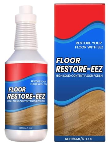Floor Shine Restorer 150ml, High Gloss Finish for Wood Vinyl LVT Floors, Quick Drying Anti Slip Protective Agent, Scratch Repair for Home Kitchen Living Room