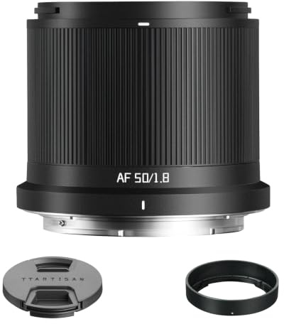 TTARTISAN AF 50mm F1.8 Neo FE Vollformat Objektiv für Sony | Ultraleichtes Design, STM Schrittmotor-Autofokus-Objektiv, Kompatibel mit Sony E-Mount-Kameras