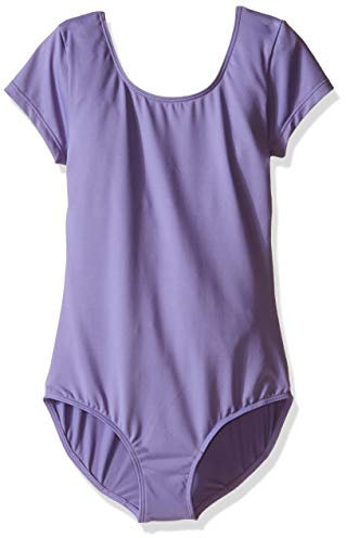 Bloch Mädchen Dujour Microlux Kurzarm-Trikot, Lavendel, 12
