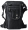 Xieben Nylon Drop Beinbeutel für Herren Frauen Fanny Bauchtasche Hüfttaschen Motorradfahren Radfahren Angeln Outdoor Steampunk Tactical Bum Pouch Schwarz