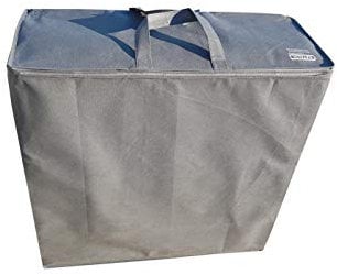 Natalia Spzoo Aufbewahrungstasche für klappmatratze, Allzwecktasche (Grau-Matratze: 198x80x10cm)