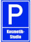 Kiwistar - Parkplatzschild - Aufkleber - Kosmetikstudio - 42 x 30cm