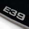 Autoteppich Stylers ATS-Q300_E39-502_BMW Fußmatten mit Stick (E39) und Rand in Silbergrau