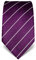 Vincenzo Boretti Herren Krawatte reine Seide gestreift edel Männer-Design zum Hemd mit Anzug für Business Hochzeit 8 cm schmal/breit dunkellila