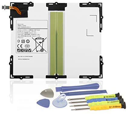 K KYUER 27.74Wh 7300mAh EB-BT585ABE EB-BT585ABA Tablet Batería para Samsung Galaxy Tab A 10.1 2016 SM-T580 T580N SM-T585 T585N T585C SM-T587 T587P S-Pen SM-P580 P580N SM-P585 P585M P585Y with Tools