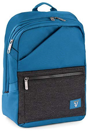 RONCATO Hyper Zaino Cabina Con Porta Computer 17,Misura: 43 x 31 x 15 cm,18 L, Colore: Blu