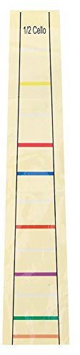 1/2 Cello Finger Position Marker Cello Griffbrett Aufkleber Cello Bund Aufkleber Etikettenaufkleber für Cello Übungsanfänger