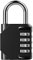 BeskooHome Code Padlock, 4 Digit Outdoor Waterproof Resettable Combination Padlock for School Gym Locker, Shed, Cabinet, Tool Box, Garage, Gate, (1 Pack Black)