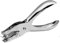 Jieddey Lochzange,Lochstanzer Einlochzange Metall Handheld 1 Loch Stanzzange Papier Edelstahl Locher Stanzer für DIY Kunst Büro Schule Zuhause Silber 6MM
