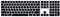 WYGCH Korean Language Black Ultra Thin Silicone Full Size Wireless Numeric Keyboard Cover Skin for Mac 2017 Latest Magic Keyboard with Numeric Keypad MQ052LL/A A1843 US Layout
