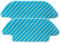 JINGERL REEMPLAZO DE Papa DE MOP Lavable Ajuste para CECOTEC Conga 4090 5090 Robot CLEABLE CLEABLE CLEABLE CLEANTING Limpieza Pista Pista DE Pista DE Accesorios Piezas (Color : 2 mop)