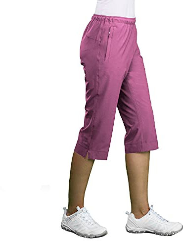 Authentic Klein Komfort ¾ Stretch-Freizeithose Damen | Übergröße & Kurzgröße (38, Lila, Numeric_38)