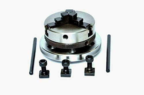 3 JAW 65 MM SELF CENTERING LATHE CHUCK WITH BACKPLATE FOR 3 & 4 ROTARY TABLES (!)