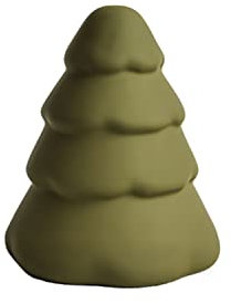 Cooee Design Snowy 15cm Olive, Keramik, Weihnachtsbaum, Tanne, Weihnachtsdekoration