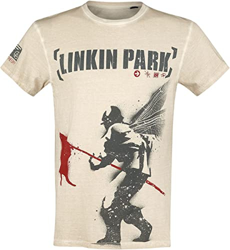 Linkin Park Hybrid Theory Männer T-Shirt altweiß Band-Merch, Bands