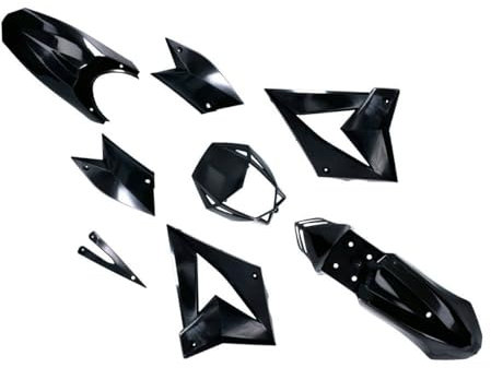 2EXTREME Verkleidungskit komplett schwarz kompatibel für CPI SX, SM, Beeline, Schaltmoped, Mofa, Moped, LC