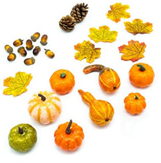 HEITMANN DECO Herbst - Dekoset, orange/braun
