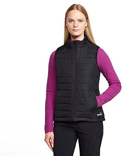 Peter Storm Women's Blisco II Gilet with High Collar & Hand Warmer Pockets, Insulated Vest, Warm, Water-repellent, Lightweight (UK, Numeric, 20, Regular, Regular, Black)