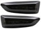 AUTO-STYLE Satz LED Seitenblinker kompatibel mit Opel diverse Modelle - Smoke - inkl. dynamischem Lauflicht, Rauchgrau