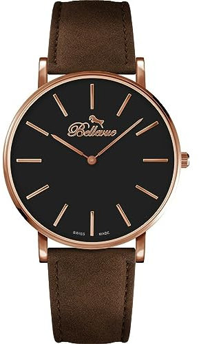 Bellevue Herren Analog-Digital Automatic Uhr mit Armband S0367554
