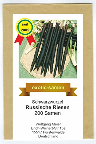 Schwarzwurzel - alte, samenfeste Sorte - Russische Riesen - 200 Samen