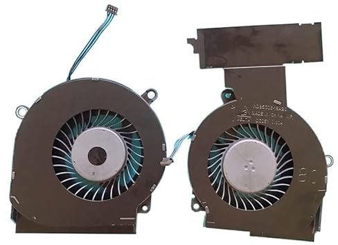 VKMKV Nueva computadora portátil CPU Ventilador de refrigeración Radiador portátil for HP OMEN 4 Pro PC por gpu TPNQ211 (Color : CPU and GPU)