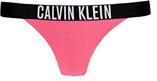 Calvin Klein Slip Bikini brésilien pour femme de sport, rose, L