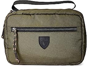 Polo Ralph Lauren Reise-Etui zum Aufhängen, Segeltuch, Olivgrün, Olivgrün, Casual