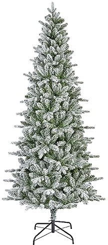 Magie di Natale Albero di natale Killington innevato in PE Effetto Real Touch + Flock h 240 cm