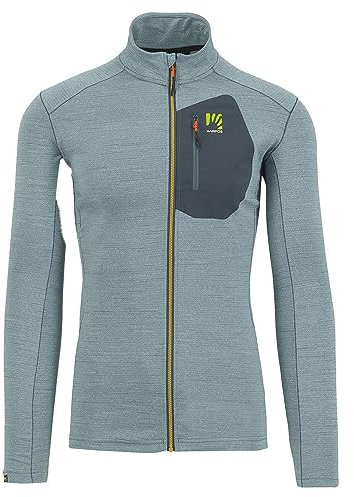 KARPOS 2501069-043 POMEDES Fleece Maglia Lunga Uomo North Atlantic/Dark Slate Taglia S
