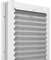 Fenster DEKOR - Plissee Klemmfix ohne Bohren Breite 125 cm x Höhe 130 cm - Fenster Plissees innen Grau - Faltrollo blickdicht - Faltrollos einfach zu montieren - Blissett Rollo