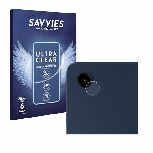 savvies (6 Pezzi Pellicola Protettiva per Samsung Galaxy Tab A9 Plus 5G (SOLO Fotocamera) Protezione Schermo Trasparente