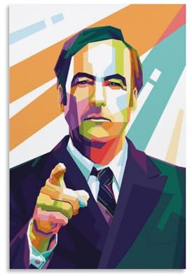 Saul Goodman Pop-Art-Poster, Wandkunst-Poster, Geschenk für Freunde, Schlafzimmer, Wohnzimmer, Dekoration, modernes ästhetisches Poster, dekorative Malerei, Leinwand, Wandposter und Kunstdruck,