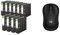 Original DINOR Ordner-Wolkenmarmor-Recycling - Made in Germany & Logitech M220 SILENT Kabellose Maus, 2,4 GHz mit USB-Empfänger