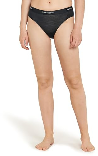 icebreaker Damen Merino Blend 125 Cool-Lite Sprite Hipster Unterwäsche - Schwarz - Small