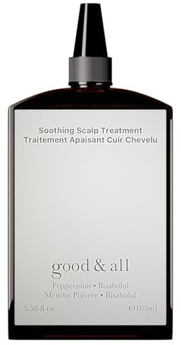 Good&All Anti-Schuppen Kopfhaut Tonikum für Trockene, Juckende Kopfhaut - Leave-in mit Pfefferminze, Bisabolol - Vegan, ohne Parfum, Parabenfrei - 165ml