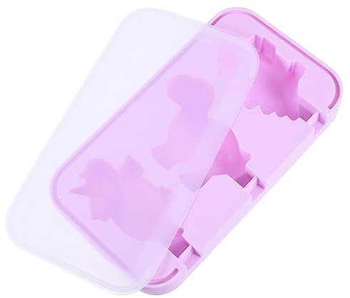 COLLBATH Molde De Silicona Para Helado Dinosaurio Creativo Molde Para Hacer Helados Casa Para Picnic Familiar