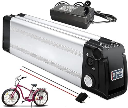 Batteries pour vélo 48V 13AH 15AH 17.5AH 20AH, Ebike Batterie 48V Batterie au lithinum avec Chargeur vélo électrique pour Moteur de Scooter de vélo 200w 500w 750w 800w 48V15Ah