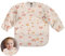 Huiguli Baby-Lätzchen mit Ärmeln, Wasserdicht, Abwaschbar, Bib für Baby Kleinkinder 6-12 Monate (B-Regenbogen)
