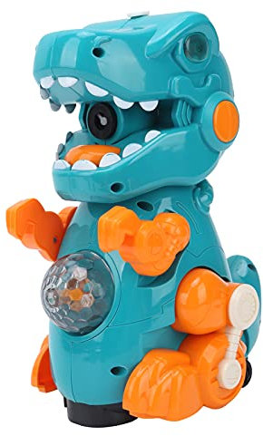 Seifenblasenmaschine, Dinosaurier-Blasengebläsemaschine mit LED-Lichtblasenmachern für