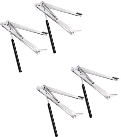 Randaco 4 Stück Fensteröffner für Gewächshaus Gartenhäuser Temperaturgesteuert Hubkraft 14 kg, Gewächshaus Fensterheber, Hubhöhe 45 cm