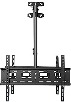 TV Stand,tv Wall Mount Double Screen Ceiling TV Mount, Adjustable Tilt Swivel TV Bracket, Fits Most 32-60inch LED Screen Display,0.52.85m