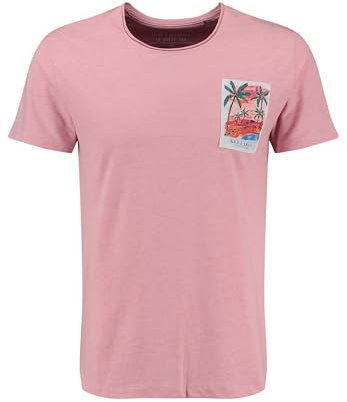 KEY LARGO Herren KLVIBES Round T-Shirt, Dusty Rose Mel. (1338), XL