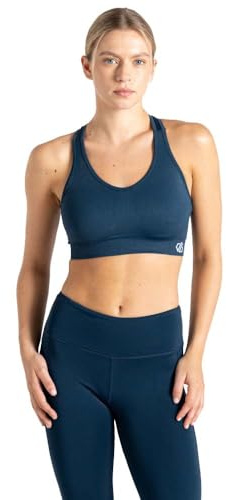 Dare 2b Damen React Sport-BH, Moonlt Denim, S - Bust 31.5 (80.01cm)